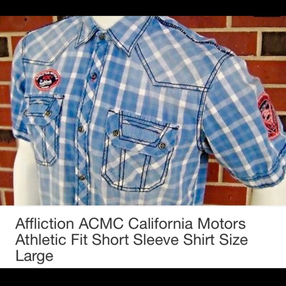 Affliction button down
